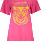 Pink Cotton Women Top