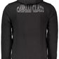 Black Cotton Men Sweater