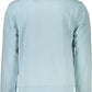 Light Blue Cotton Men Sweater