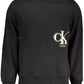 Black Cotton Men Sweater