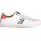 White Polyester Mens Sneaker