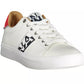 White Polyester Mens Sneaker