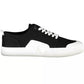 Black Cotton Men Sneaker