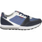 Blue Eco Leather Men Sneaker