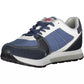 Blue Eco Leather Men Sneaker