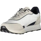 White Polyethylene Men Sneaker