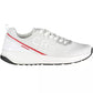 White Polyethylene Men Sneaker