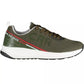 Green ECO Leather Mens Sneaker