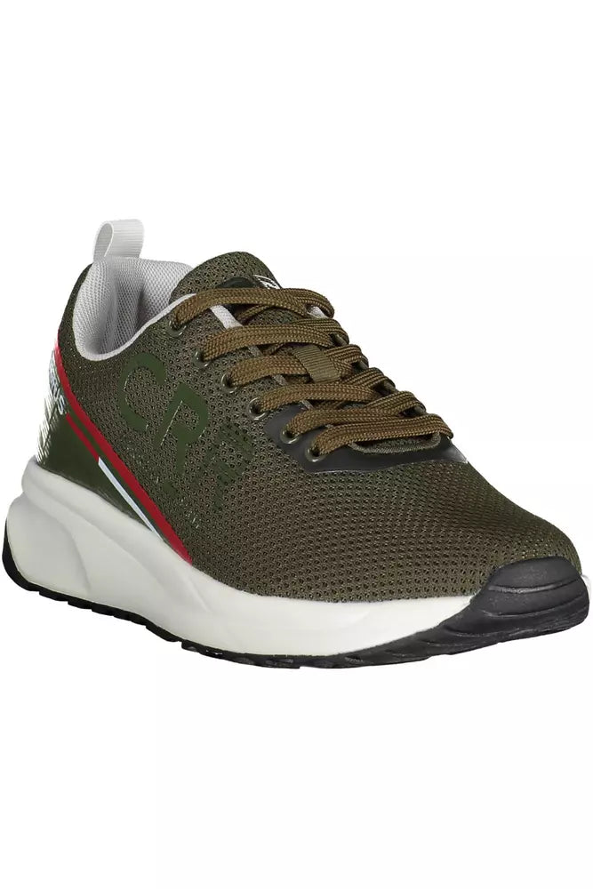 Green ECO Leather Mens Sneaker