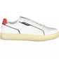 White Polyethylene Men Sneaker