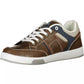 Brown Eco Leather Men Sneaker