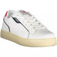 White Polyethylene Men Sneaker