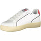 White Polyethylene Men Sneaker