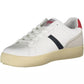 White Polyethylene Men Sneaker