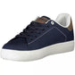 Blue Eco Leather Men Sneaker