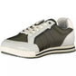 Green Polyester Men Sneaker