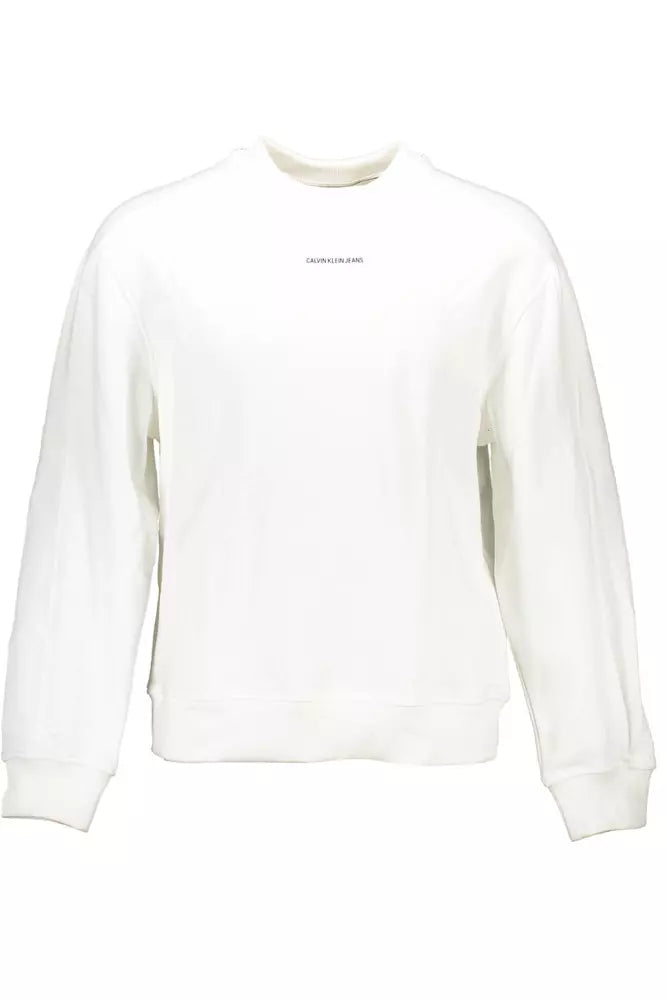 White Cotton Men Sweater