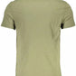 Green Cotton Men T-Shirt