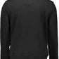 Black Cotton Men Sweater