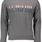 Gray Cotton Men Sweater