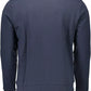 Blue Cotton Men Sweater