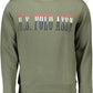 Green Cotton Men Sweater