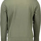 Green Cotton Men Sweater