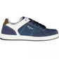 Blue Eco Leather Men Sneaker