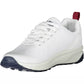 White Polyethylene Men Sneaker