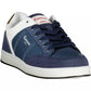 Blue Eco Leather Men Sneaker