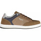 Brown Polyethylene Men Sneaker