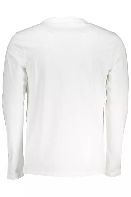 White Cotton Men T-Shirt