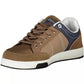 Brown Polyethylene Men Sneaker