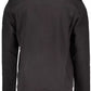 Black Cotton Men Sweater