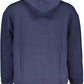 Blue Cotton Men Sweater