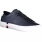 Blue Leather Men Sneaker