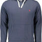 Blue Cotton Men Sweater