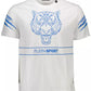 White Cotton Men T-Shirt