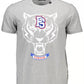 Gray Cotton Men T-Shirt