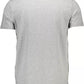 Gray Cotton Men T-Shirt