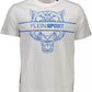 White Cotton Men T-Shirt