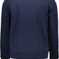 Blue Cotton Men Sweater