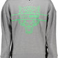 Gray Cotton Men Sweatshirt