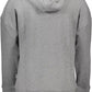 Gray Cotton Men Sweatshirt