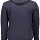 Blue Cotton Men Sweater