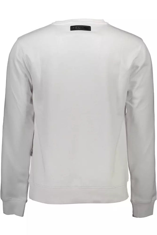 White Cotton Men Sweater