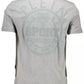 Gray Cotton Men T-Shirt