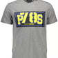 Gray Cotton Men T-Shirt