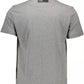 Gray Cotton Men T-Shirt