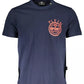 Blue Cotton Mens TShirt